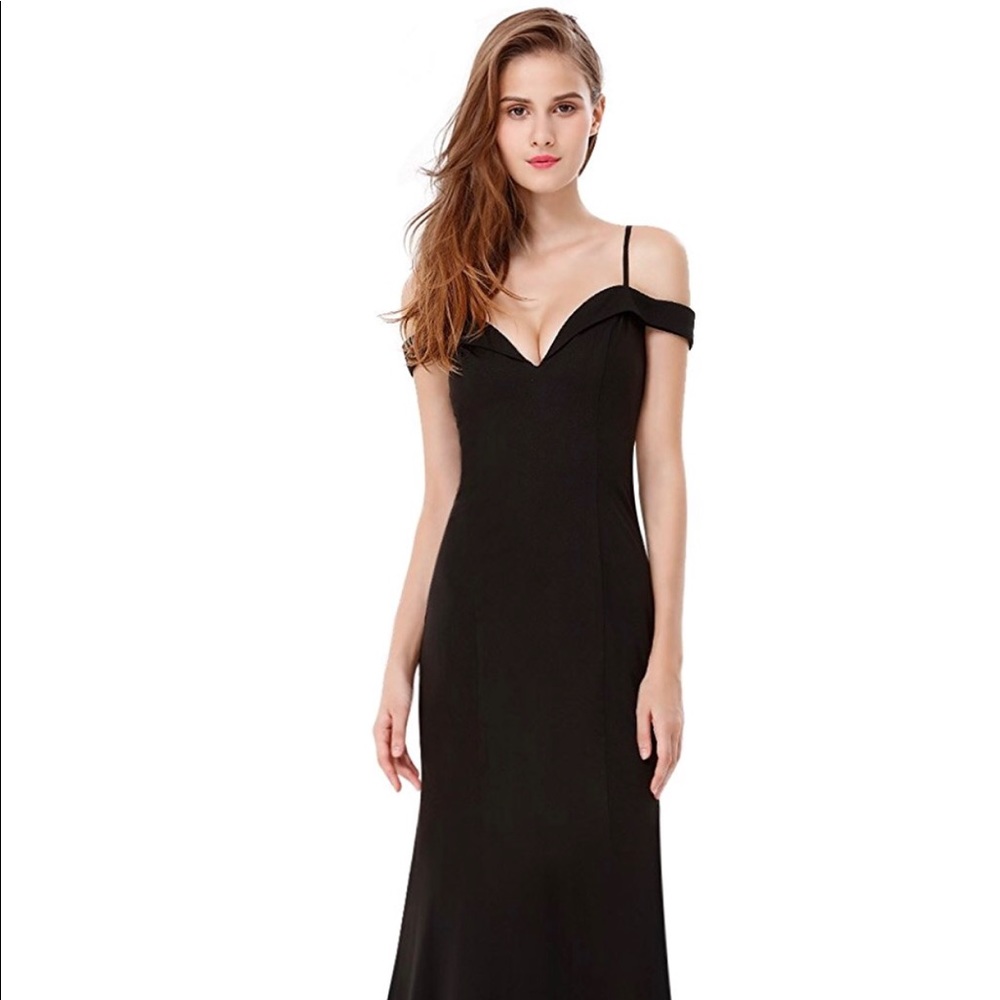 Black formal dress